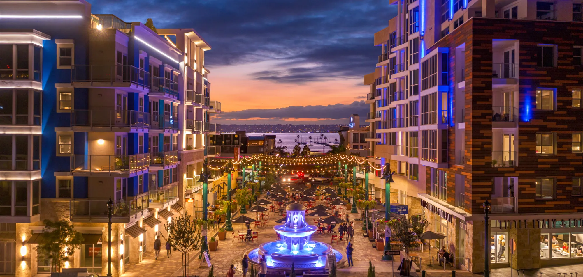 Little Italy restaurants and pedestrian street