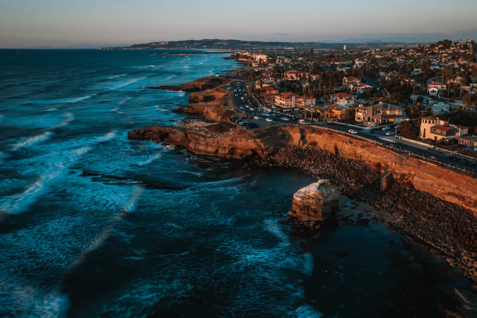 Point Loma coastal homes and neighborhood