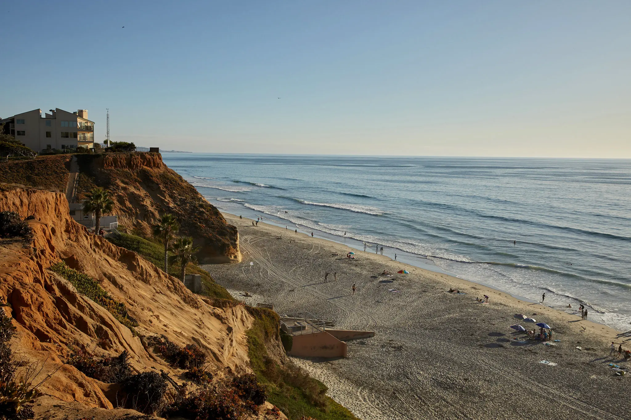 Solana Beach bluff-top coastline