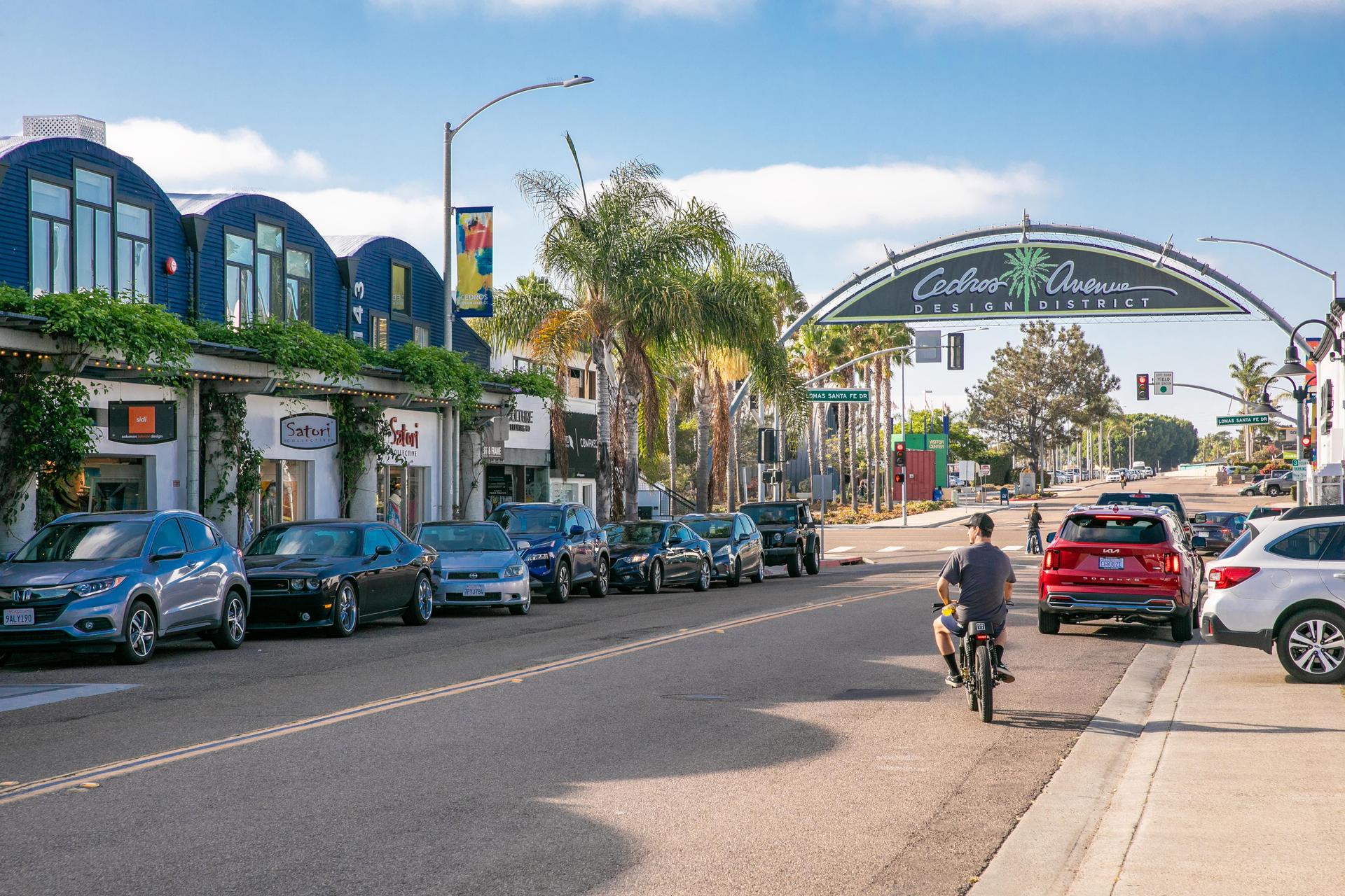Cedros Avenue Design District in Solana Beach